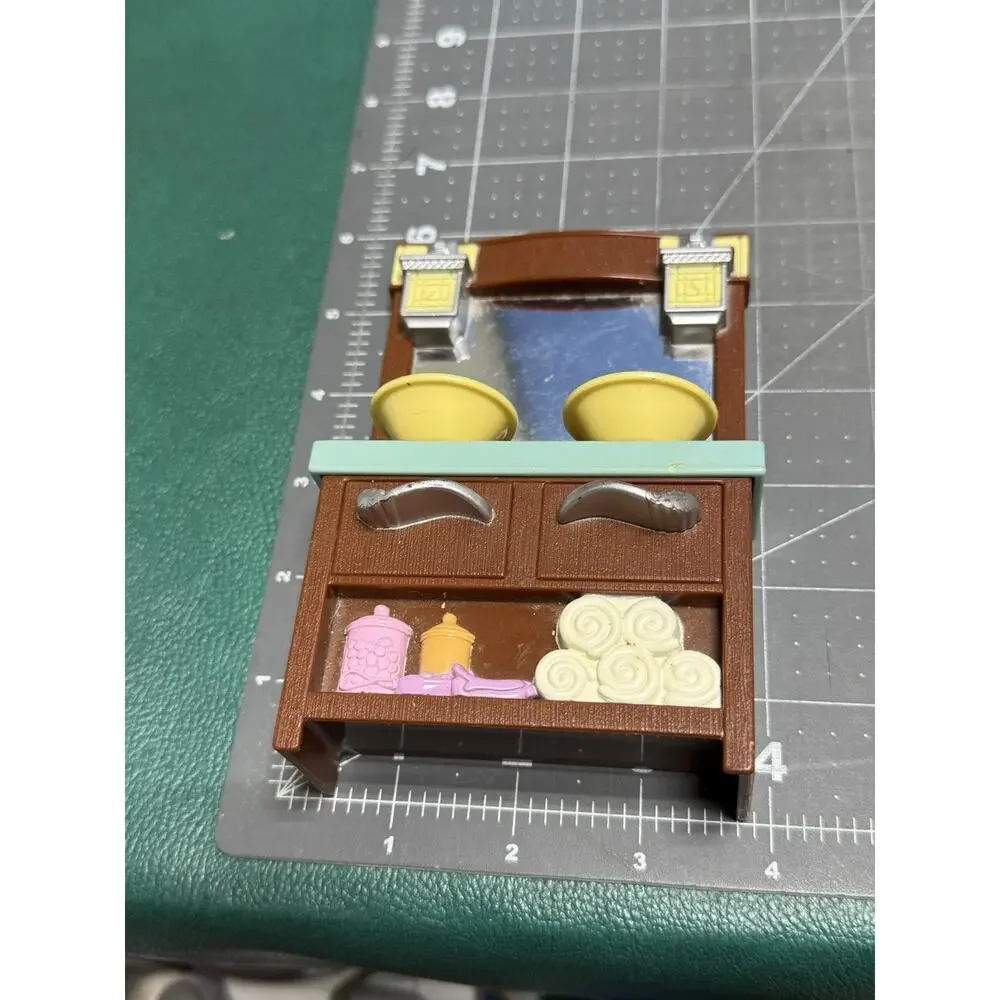 Mattel Fisher Price Loving Family Bathroom Sink Vanity Doll House Furniture 2008